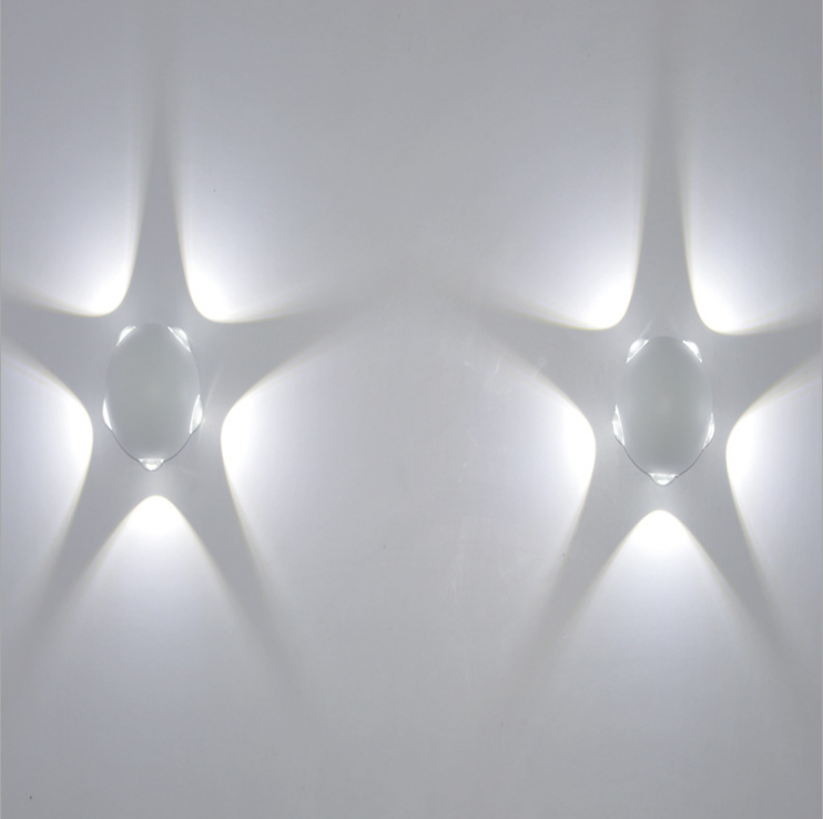 Applique murale LED intérieure et extérieure AC85-265V 2W 4W 6W 9W 12W Lampe étanche IP65 de style minimaliste moderne avec 2 ans de garantie