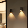 Applique murale LED à tête unique étanche IP65 lampe de couloir de jardin extérieur applique intérieure AC85-265V