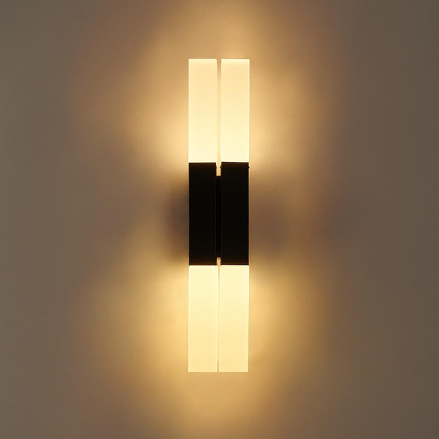 Moderne simple 12W LED appliques murales d'intérieur led lumières esthétique mur décoratif led lumières mur décoratif led lumières moderne led applique murale