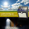 Lampe d'extérieur solaire avec détecteur de mouvement - 97 LED - Lumière blanche - Éclairage de jardin à énergie solaire - Étanche IP65