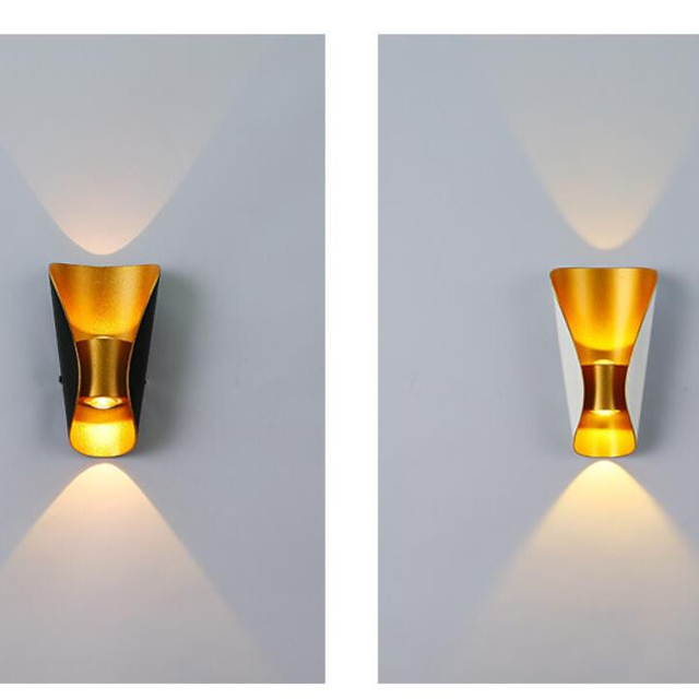 Lampe décorative led applique murale grand bateau applique étanche et veilleuse extérieure simple aluminium