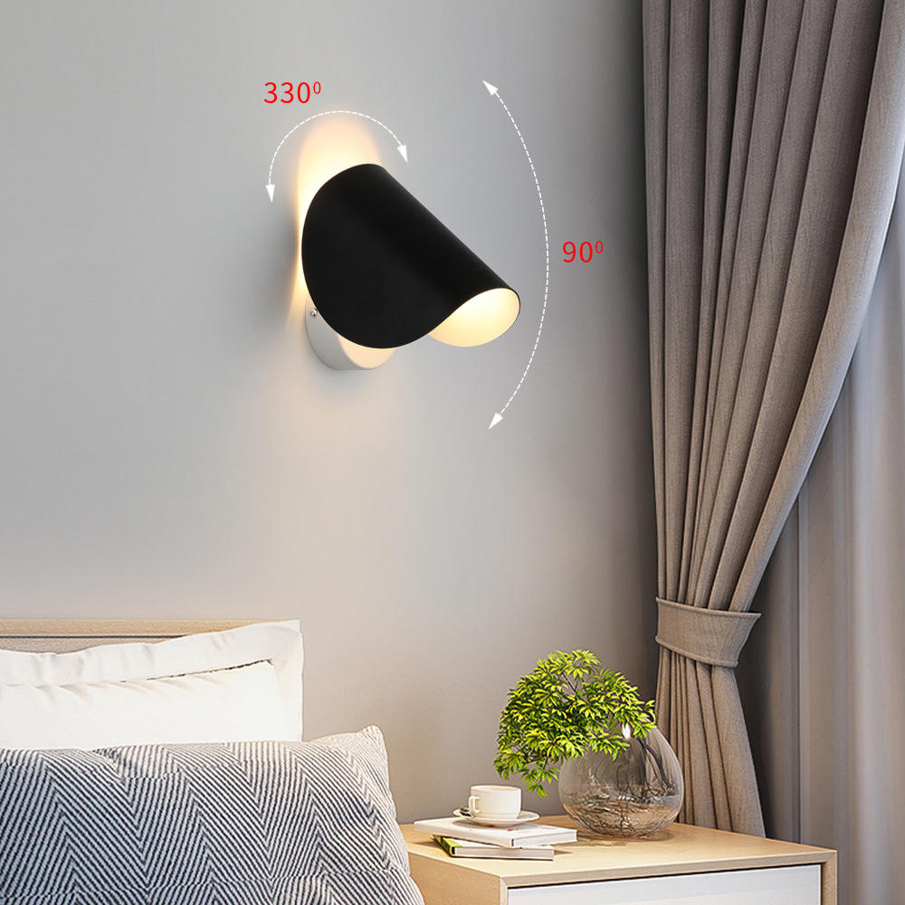 Applique Murale Rotative Moderne Applique Murale Led Applique Murale Minimaliste Salon Italien Art Rotatif Créatif Hôtel Applique Chambre Nordique Applique Murale De Chevet