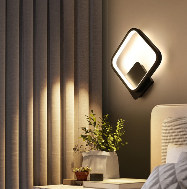 LED nordique salon chambre chevet applique porche allée restaurant cage d'escalier balcon applique salon de beauté lampes
