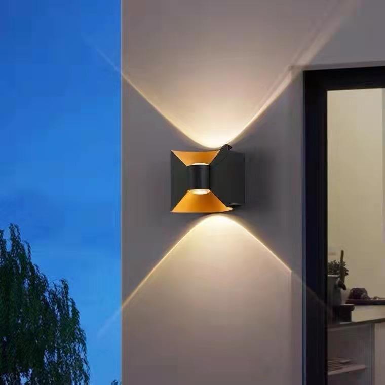 Moderne Mont Décor Extérieur Étanche En Plein Air De Luxe Pour La Maison Chambre Chambre Hôtel Lumière Applique Led Mur Lampe Mur Monté