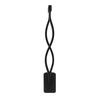 Décoration de maison moderne forme de vague en aluminium vers le bas lampe de mur LED intérieur mur LED lumière vacances guirlande lumineuse