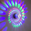 Lumière mixte de l'applique murale à trou en spirale avec prix d'usine et veilleuse intérieure moderne fantaisie RVB avec télécommande