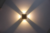 4W Led Applique Murale Extérieure Led Étanche Bâtiment Extérieur Porte Balcon Jardin Cour