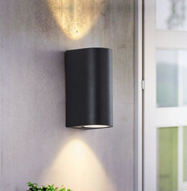 12W colonne Double tête étanche applique murale Unique nuit lampe IP65 étanche applique pour jardin cour décoration appliques extérieures