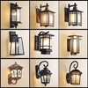 Applique murale extérieure solaire Draadloze Wandlamp lumière de jardin étanche nouvelle porte de mur extérieur de balcon de Style chinois de Style japonais