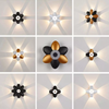 LED applique murale extérieure haut vers le bas décoration projecteur Lotus Villa couloir balcon couloir fond applique murale
