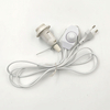 E14 301 demi-cordon gradateur cordon fil lumière prise de commutation bouton d'alimentation interrupteur 1.8 m ligne câble lampe à LED ue US Plug modèle