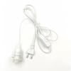 1.8m cordon d'alimentation câble E14 socles de lampe prise ue 303 fil de commutation pour pendentif ampoule LED E14 lampe à main Suspension support de douille sel