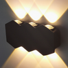 4W 6W 8W nouvelle coque noire coque blanche IP65 étanche extérieur LED applique murale haut et bas lumières murales