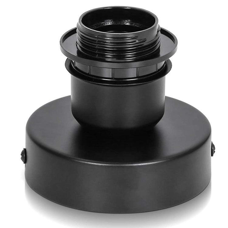 Intérieur Vintage Fer E27 Plafonniers Luminaires pour Couloir Allée Intérieur Rétro LED Plafonnier pour Chambre Salon Noir