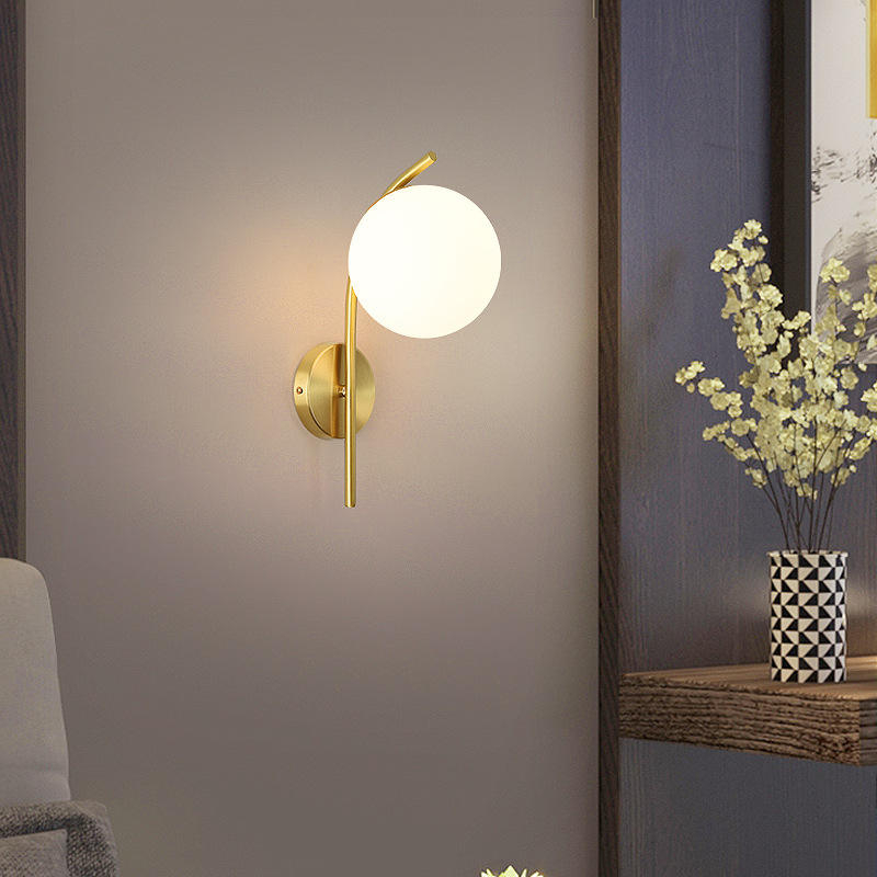 Nordique moderne 8W applique étanche Ip65 Led aluminium extérieur vers le bas applique murale pour jardin hôtel lumineux corps verre blanc