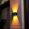6LED applique murale solaire extérieure étanche LED appliques murales pour cour rue paysage jardin décor lampe solaire applique murale extérieure