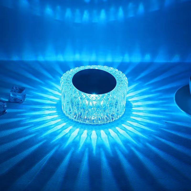 Lampe de table Lumière d'ambiance populaire Créativité transfrontalière Moderne Simple Rechargeable Lumière Romantique Veilleuse