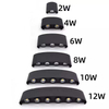 2W 4W 6W 8W 10W 12W Ovale Up Et Dowm Applique Murale Étanche Extérieure Montée Étanche IP65 Applique Murale Extérieure Porche Jardin Lumière