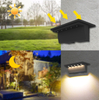 Lumière solaire étanche contrôle de la lumière intelligente lampe de lumière du soleil extérieure pour jardin rue paysage balcon décor applique solaire