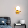 Classique Lampen cristal chambre chevet montage intérieur lumière intérieure décorative or noir métal moderne Led applique murale en verre