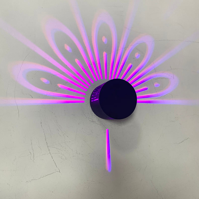 Nouveau 3W RGB avec contrôleur à distance tactile coloré appliques nordiques éclairage pour fête maison chambre