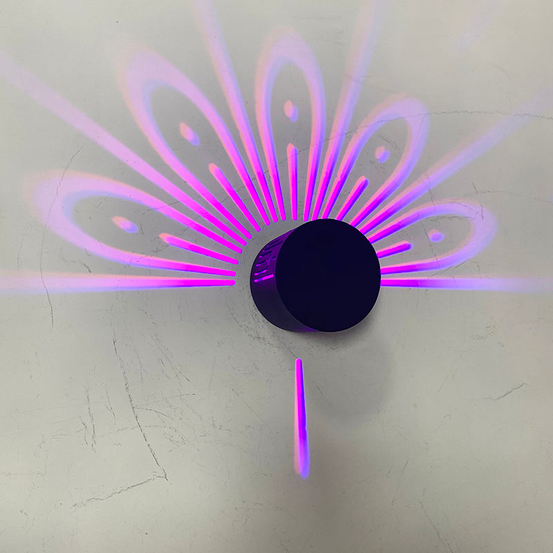 Nouveau 3W RGB avec contrôleur à distance tactile coloré appliques nordiques éclairage pour fête maison chambre