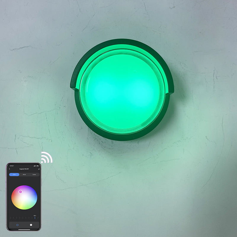 Wandleuchte Hagood 2023 Tuya APP haute qualité applique extérieure Wifi étanche applique murale changement de couleur par lampe d'application intelligente