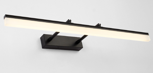 Lumières LED phares de miroir en aluminium 9 W Angle réglable rotatif trois températures de couleur appliques salle de bain intérieure lumière