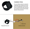 Applique murale 5W RGB Circle Ring pour la décoration intérieure éclaire les lumières Applique murale à LED noire / blanche vers le haut et vers le bas
