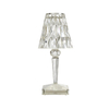 Lampe de table en cristal petite lampe de nuit lampe de table rechargeable offre une atmosphère créative pour la décoration de bar de chevet et 