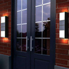6LED applique solaire IP65 extérieur étanche cour lumière jardin villa extérieur mur lavage lampe applique murale
