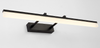 Lumières LED phares de miroir en aluminium 9 W Angle réglable rotatif trois températures de couleur appliques salle de bain intérieure lumière