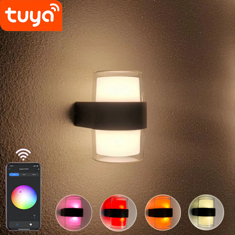 Tuya WIFI Smart Voice Control RGBW Dimmable LED Plafonnier Rond Plafonnier Fonctionne Avec Google Home APP contrôle prix usine