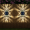 Lampe de lavage murale solaire Lumières extérieures solaires Appliques murales extérieures solaires Lumière de pelouse décorative de jardin Chemin de cour étanche Paysage Lumière de pelouse de jardin solaire Chine usine