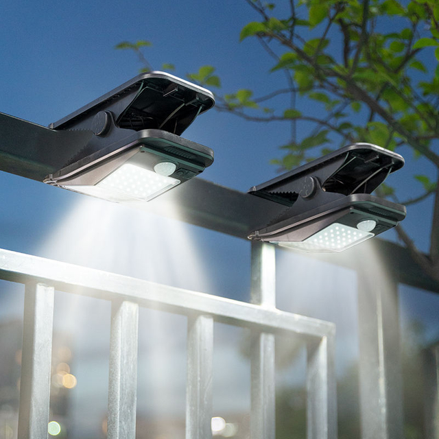 Haute Qualité Étanche Ip65 Double Face Led Mur Lampe Moderne Extérieur Solaire Mur Lumières haut et bas mur jardin lampe solaire