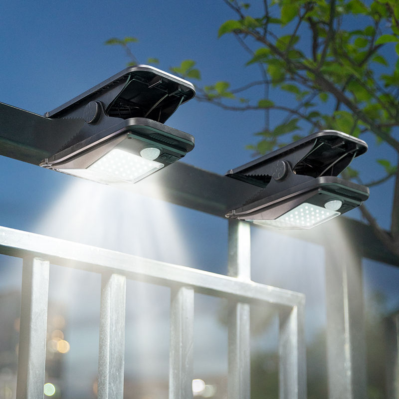 Haute Qualité Étanche Ip65 Double Face Led Mur Lampe Moderne Extérieur Solaire Mur Lumières haut et bas mur jardin lampe solaire