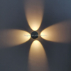 2023 Nouvelle Lumière Encastrée En Aluminium IP65 Led Applique Murale D'escalier 3w Intérieur Extérieur Noir Lumineux Blanc Corps Lampe Puissance Article Puce D'éclairage
