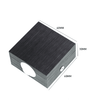 3W mur LED lampe un côté applique murale en aluminium simple tête applique murale AC85-265V brossé noir argent boîtier