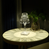 Table de chevet LED contrôle tactile veilleuse moderne cristal lampe de Table LED Rose lumières éclairage intérieur LED lampe de bureau
