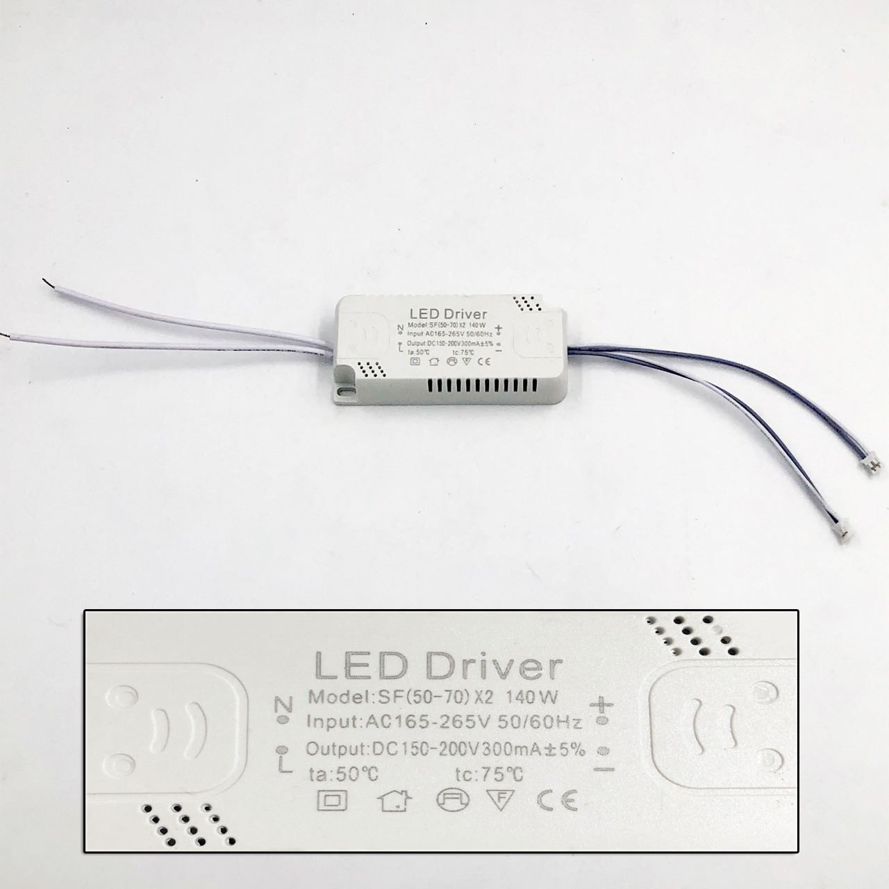 8-120W LED Driver Led Driver Alimentation Transformateur d'éclairage non isolant Entrée AC175-265V Adaptateur de luminaire pour lampe à led
