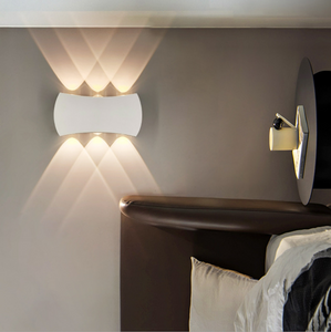 4W 6W 8W Moderne Minimaliste Intérieur Extérieur Hôtel Allée Couloir Porte Escalier Porche Lune Forme LED Mur Lampe