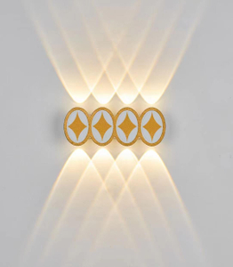 Ip65 aluminium extérieur moderne extérieur jardin haut et bas étanche applique murale LED applique murale extérieure