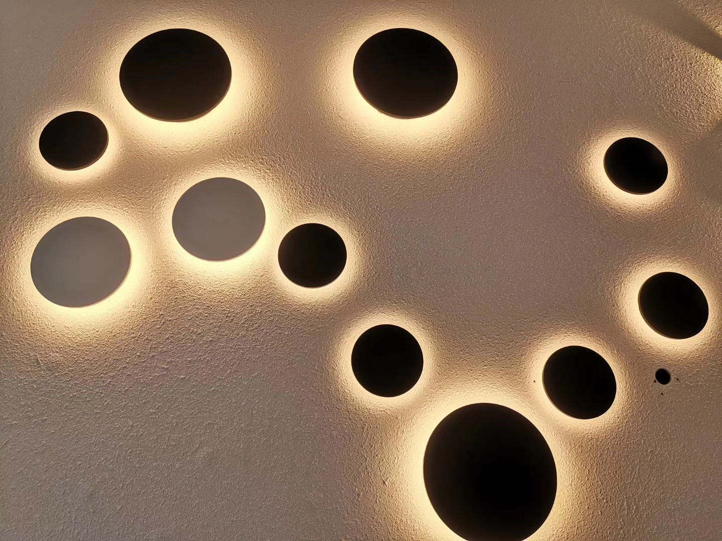 8W 12W 15W Lumière Led Moderne LED Lune Lumières Eclipse Lumières Rondes Et Veilleuse Intérieure De Haute Qualité Intérieure