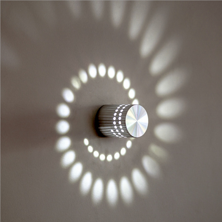 Applique murale LED plafonnier RGB coloré IR télécommande nouveauté innovante créative décoration simple salon salon