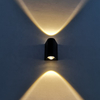 Moderne étanche extérieur 2W mur LED lampe IP65 aluminium haut et bas applique murale jardin porche applique décoration lumière 110V 220V