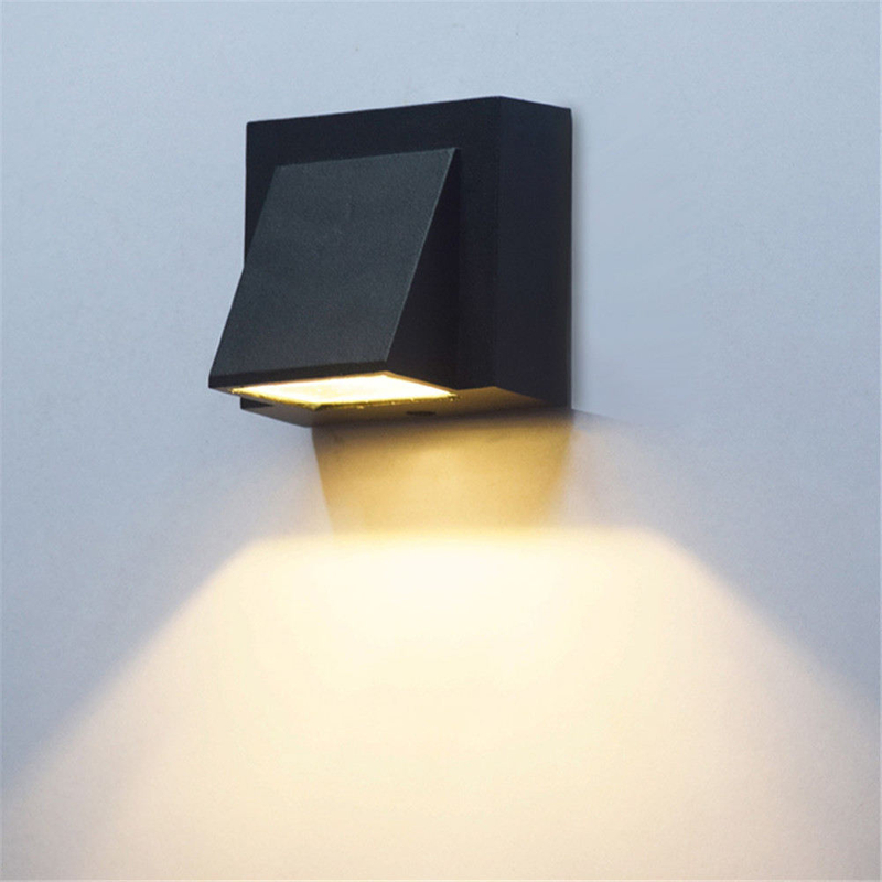 5W 12W Moderne Simple Extérieur Étanche Applique LED Cour Lampes Balcon Jardin Applique Murale