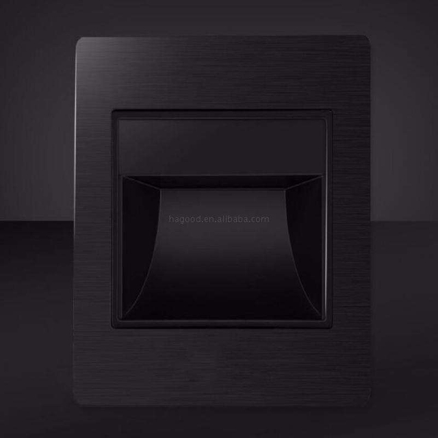 Pas cher Usine Prix LED Pied Lumière Encastré Lampe Étapes Échelle Mur Lampe Étape Lumière cuisine Footlight À Bas Prix