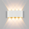 LED moderne en aluminium extérieur intérieur Ip65 haut et bas pour la maison escalier chambre chevet salle de bain lumière blanc ou noir LED Wandlamp