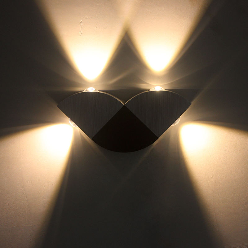 4W mur LED applique applique éclairage coloré mural décoration intérieure lumière pour Loft salle de bain salon éclairage à la maison 