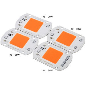 Puce de croissance led à spectre complet haute puissance 20W 30W 50W pour l'éclairage de croissance des plantes d'intérieur